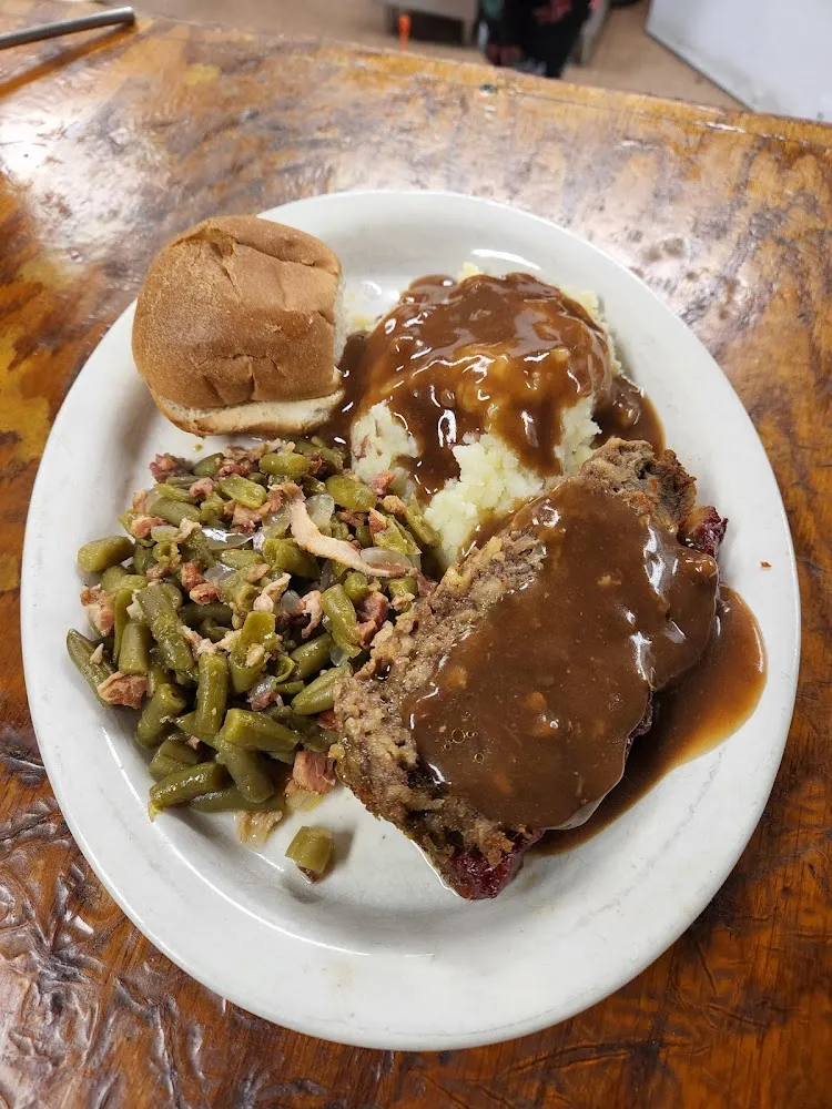 Meatloaf Red Skin Pot Green Beans