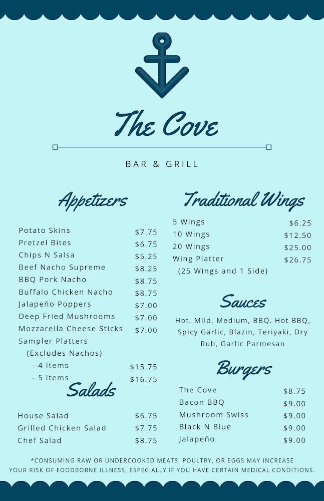 The Cove Grill Potato Skins