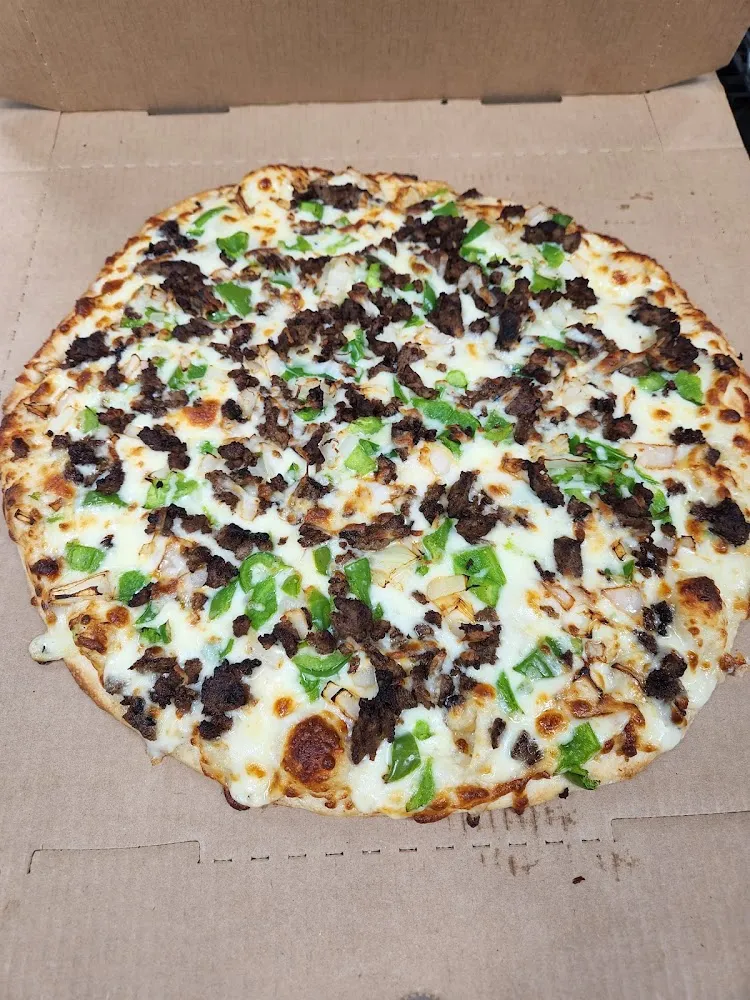 Philly Cheesesteak Pizza